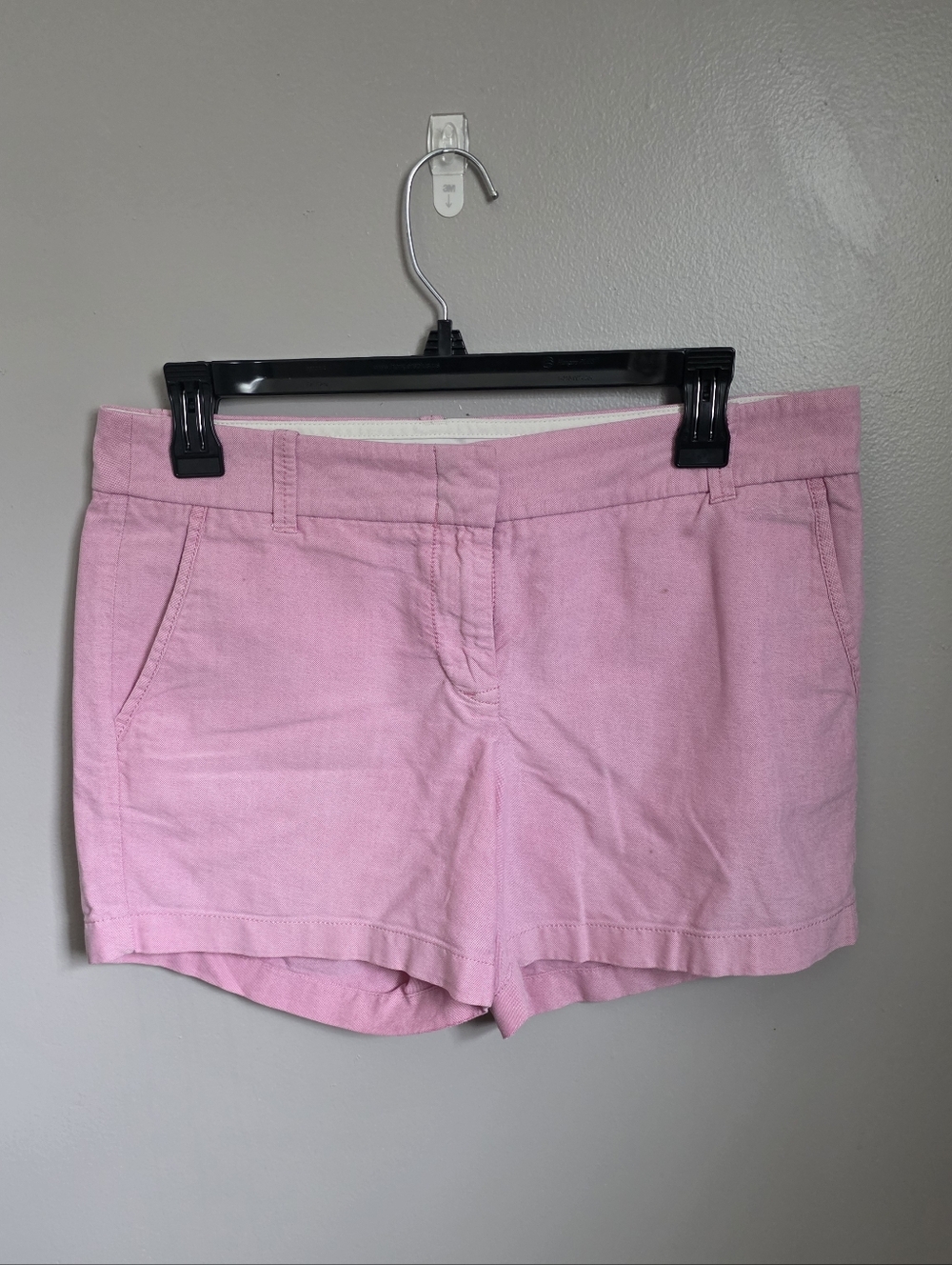 J. Crew City Fit Light Pink Chino Shorts - Size 6- Slight Staining